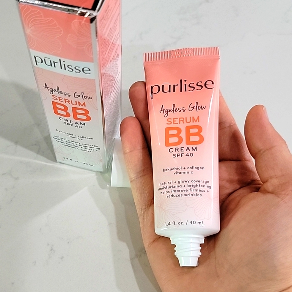 EXPIRED PURLISSE Ageless Glow Serum BB Cream SPF 40  Tan Deep - Picture 6 of 6